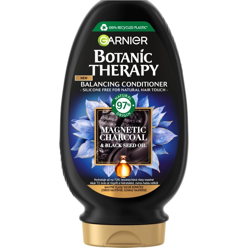 Balsam, Botanic Therapy, 200 ml Magnetic Charcoal Black Seed Oil