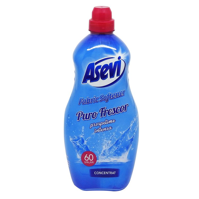 Balsam pentru Rufe, Asevi, 1.5 L, Concentrat, Frescor Intenso, 60 spalari