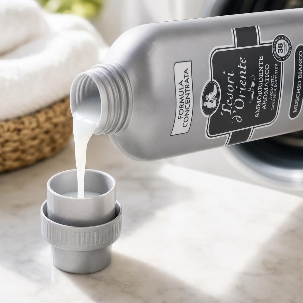 Balsam pentru Rufe, Tesori D'oriente, 760 ml Muschio Bianco 38 spalari