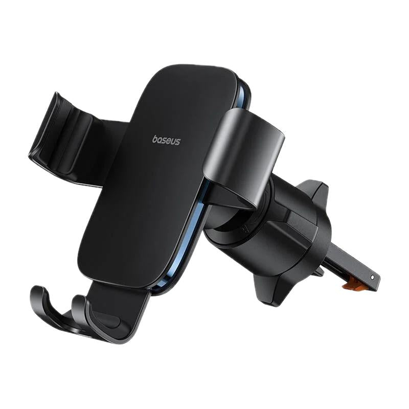 Suport AUTO Baseus Metal Age III pt. SmartPhone, gravitational, fixare grila ventilatie, metal 