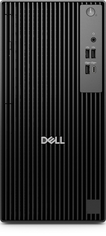Desktop Business DELL Pro QCT1255 cu procesor AMD Ryzen AI 7 8700G pana la 5.1 GHz, 8GB DDR5, 512GB SSD, AMD Radeon 780M, Windows 11 Pro, Black, 3 ani garantie
