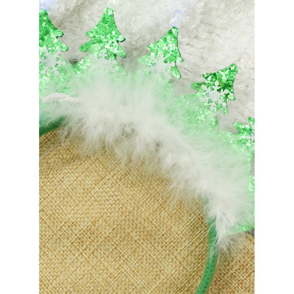 Bentita/cerc de Craciun, culoare verde, marime standard