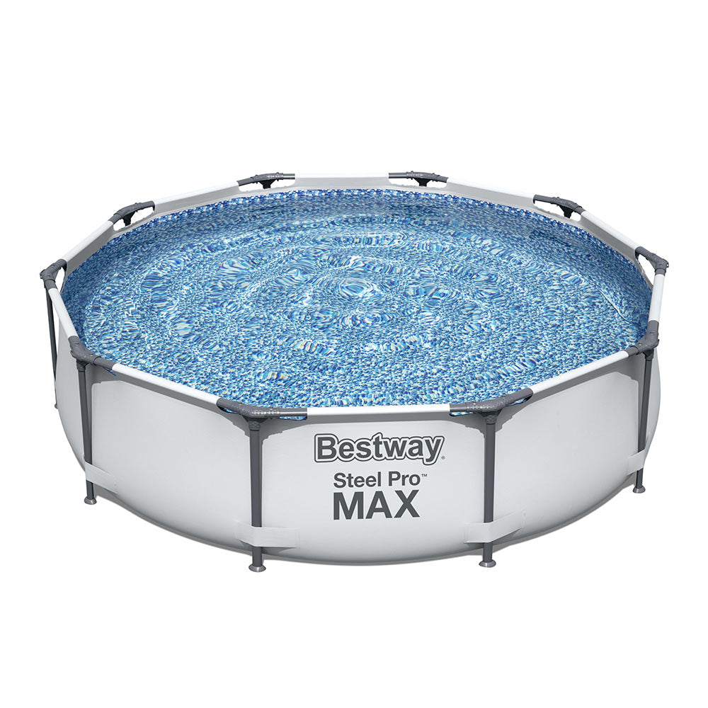 Piscina cadru metalic Bestway Steel Pro MAX, 305x76 cm, cu toate accesoriile