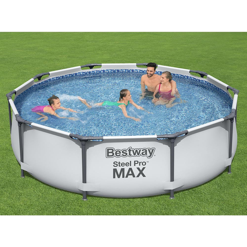 Piscina cadru metalic Bestway, 305x76 cm, 4.700 litri, cu pompa de filtrare