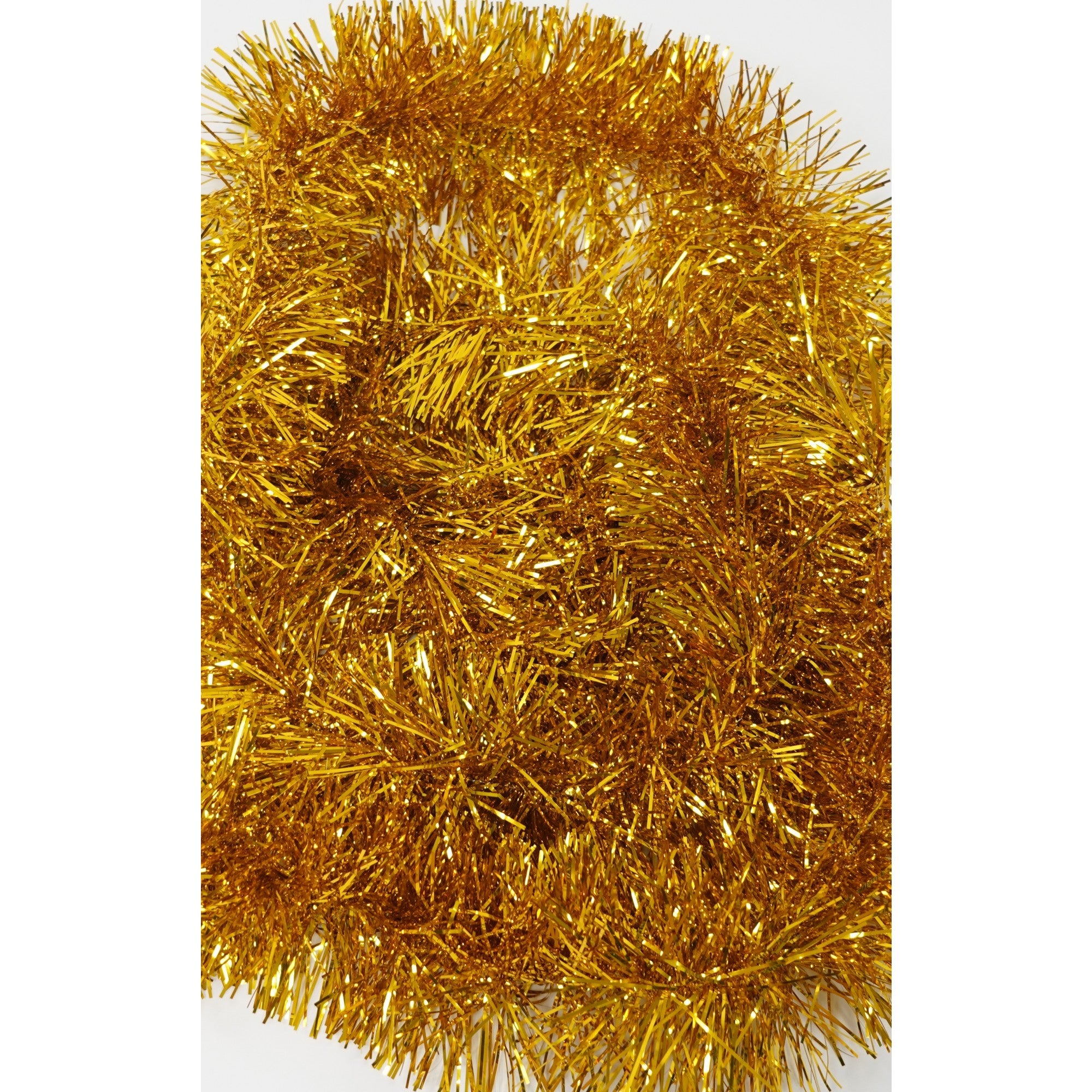 Beteala Craciun, aur, marimea: 2 m x 11 cm material:folie PVC, interior/exterior
