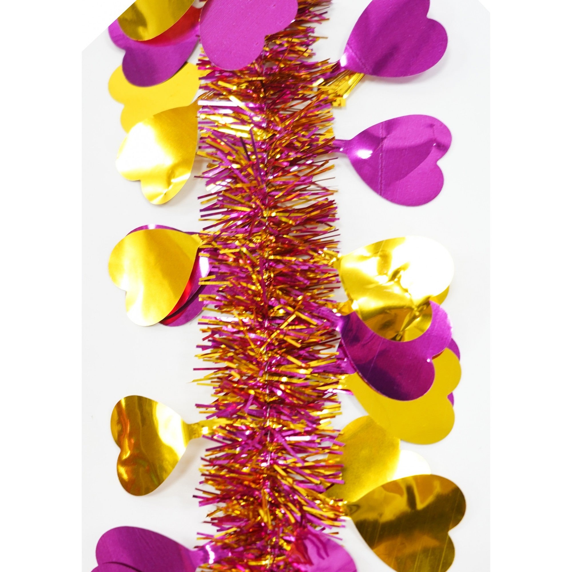 Beteala Craciun, auriu, marimea: 2 m x 9 cm x 9 cm material:folie PVC, interior/exterior