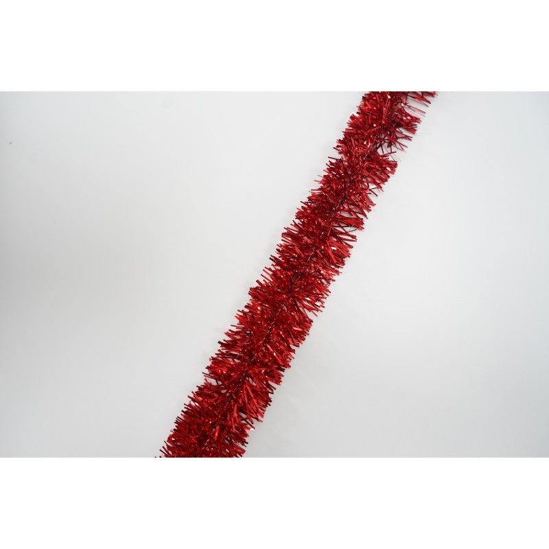 Beteala Craciun, roșu, marimea: 2 m x 5 cm material:folie PVC, interior/exterior