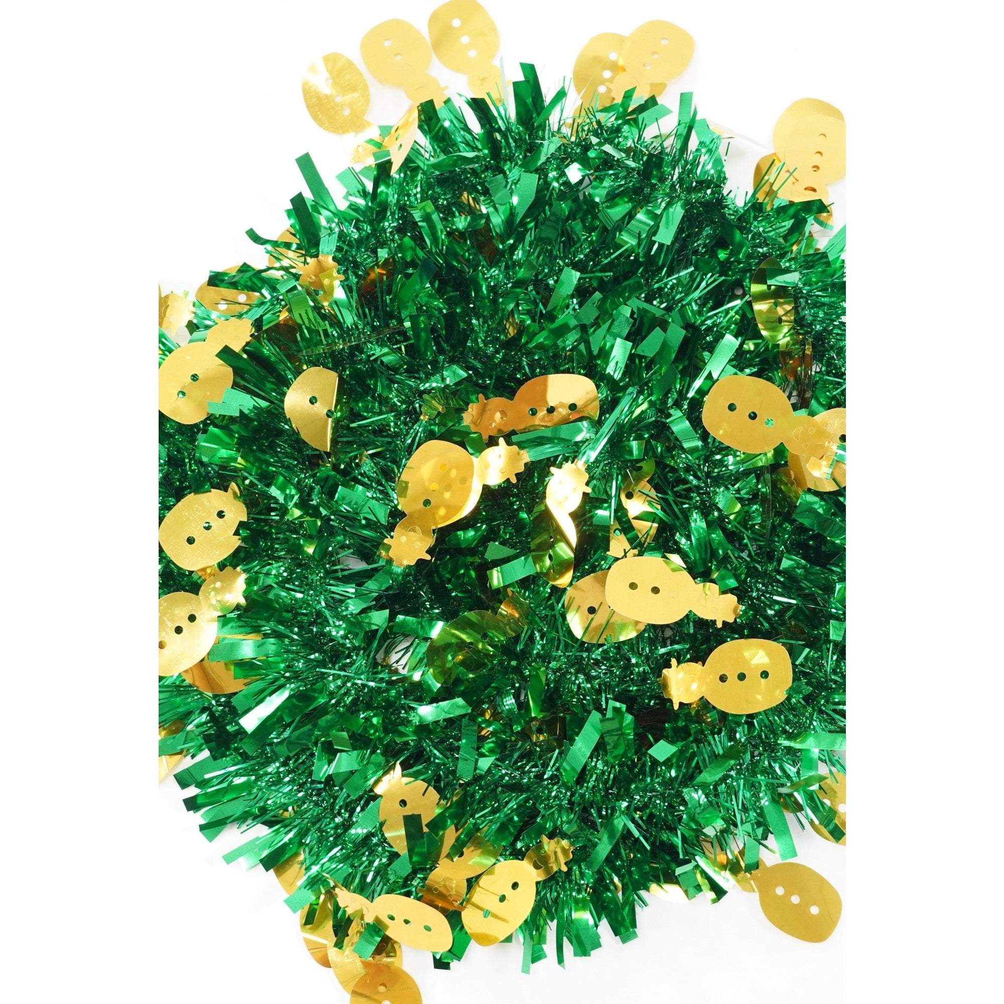 Beteala Craciun, verde, marimea: 2 m x 11 cm x 9 cm material:folie PVC, interior/exterior)
