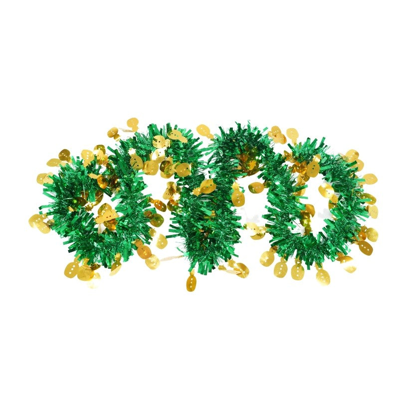 Beteala Craciun, verde, marimea: 2 m x 11 cm x 9 cm material:folie PVC, interior/exterior)