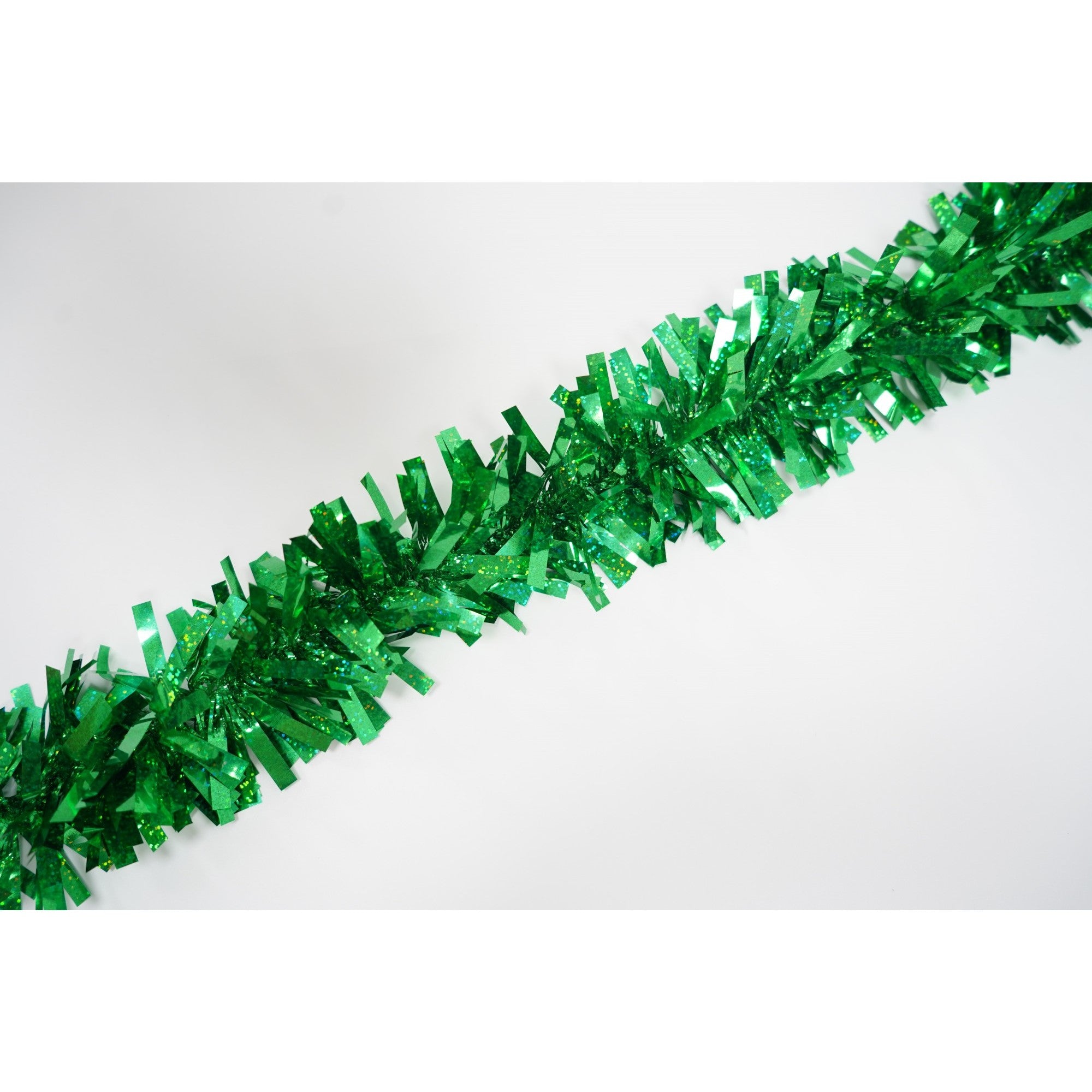 Beteala Craciun, verde, marimea: 2 m x 9 cm material:folie PVC, interior/exterior