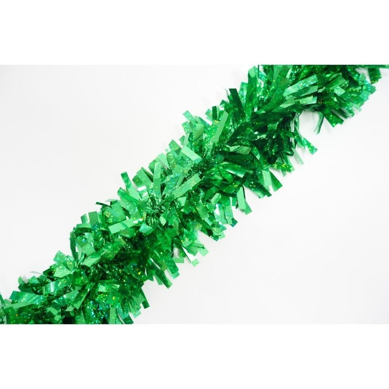Beteala Craciun, verde, marimea: 2 m x 9 cm material:folie PVC, interior/exterior