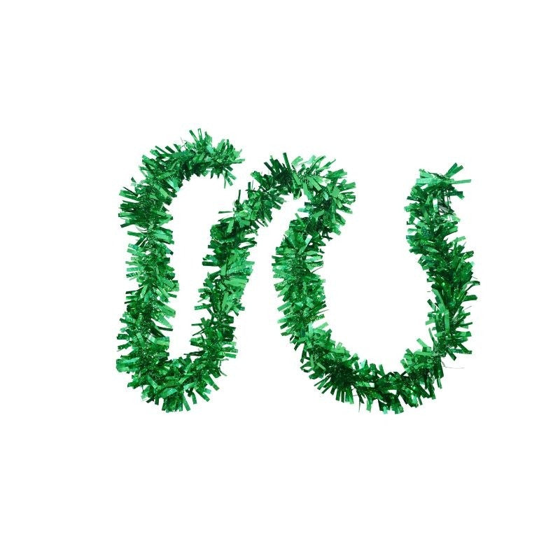 Beteala Craciun, verde, marimea: 2 m x 9 cm material:folie PVC, interior/exterior