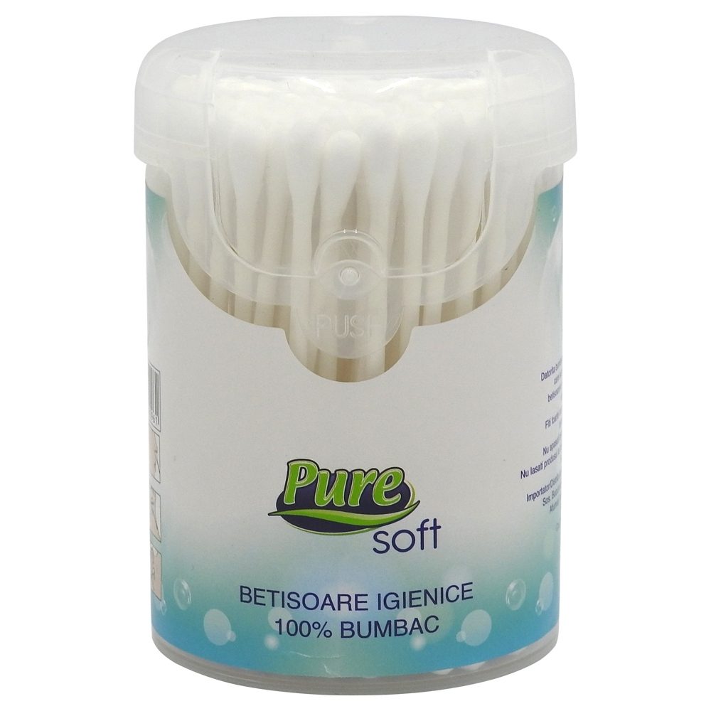 Betisoare, Pure, Urechi Bumbac 100 buc