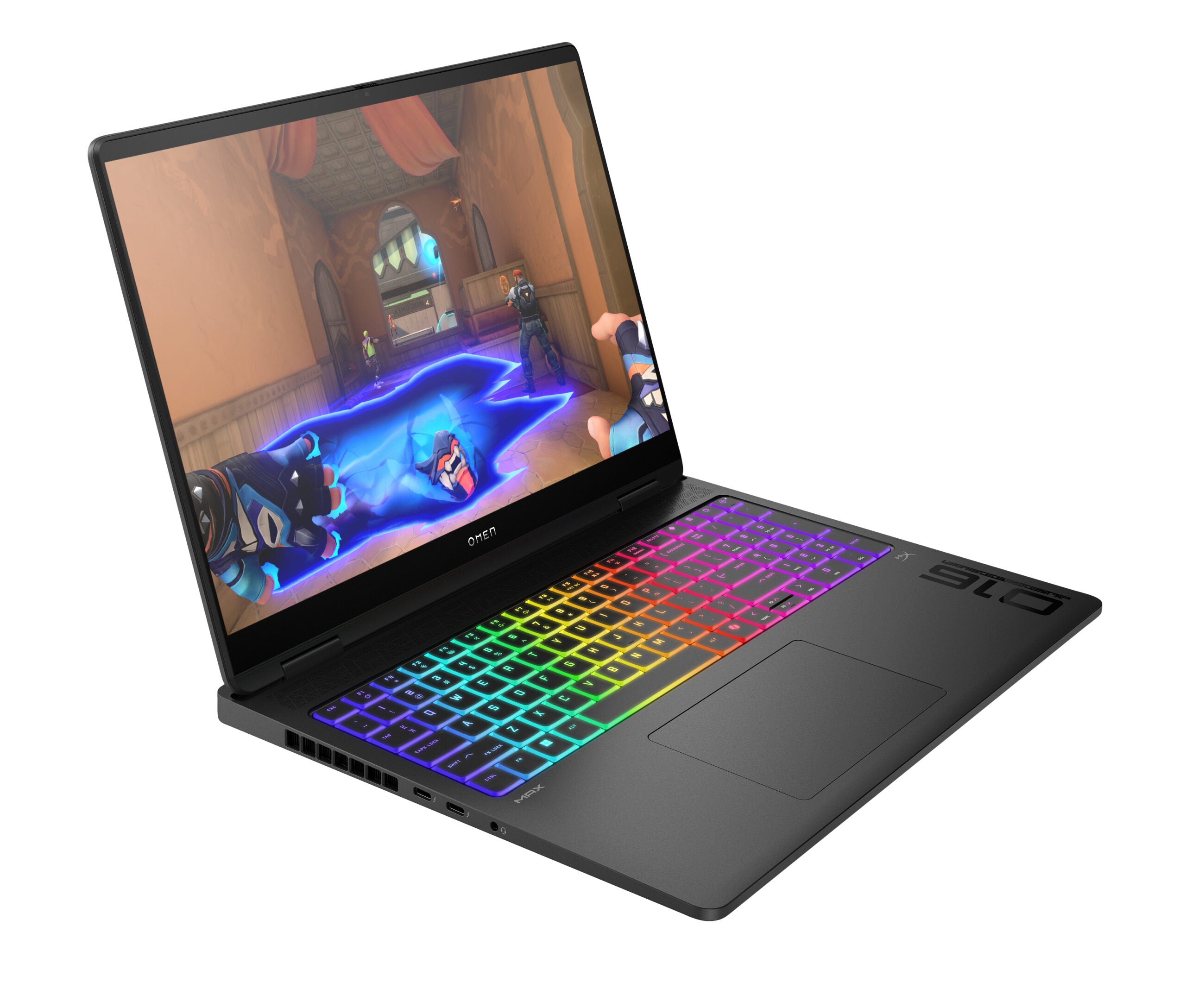 Gaming 16 OMEN MAX 16-ah0009nn, WQXGA OLED 48-240Hz, Procesor Intel® CoreTM Ultra 7 255HX (30M Cache, up to 5.20 GHz), 64GB DDR5, 1TB SSD, GeForce RTX 5070 Ti 12GB, Free DOS, Shadow Black "BJ3G0EA" (timbru verde 3.5 lei)