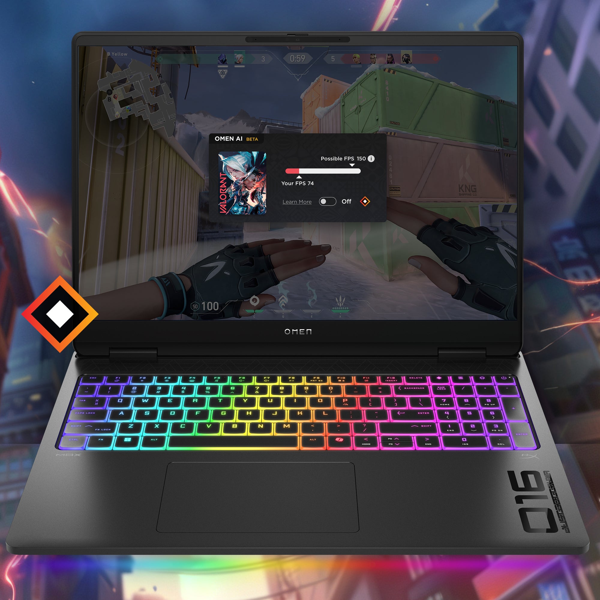Gaming 16 OMEN MAX 16-ah0011nn, WQXGA OLED 48-240Hz, Procesor Intel® CoreTM Ultra 7 255HX (30M Cache, up to 5.20 GHz), 32GB DDR5, 1TB SSD, GeForce RTX 5070 Ti 12GB, Free DOS, Shadow Black "BJ3G1EA" (timbru verde 3.5 lei)