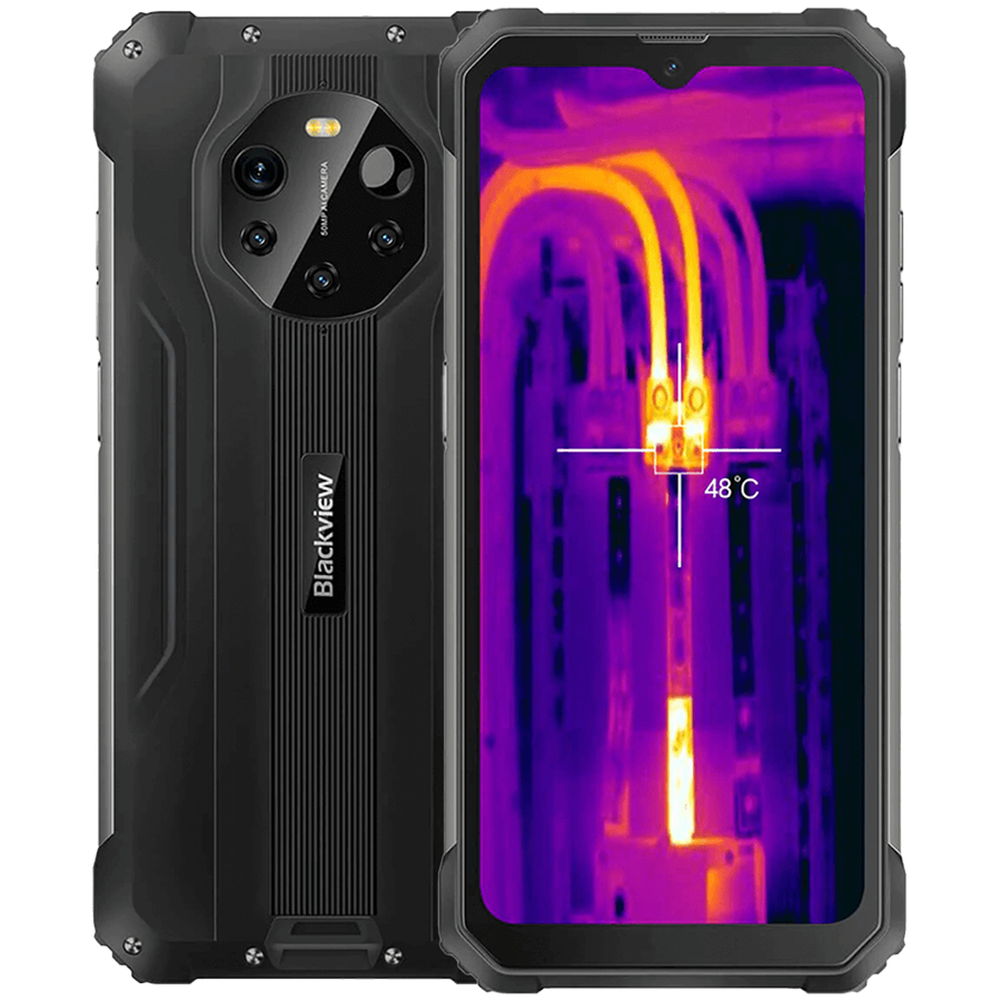 Blackview Rugged BL8800 Dual 5G Pro 6.58" FHD+IPS 1080x2408 8GB/128GB, 16MP Front/5MP+50MP Back Cam 8380mAh Type-C Android 11 Dual SIM SD card slot Black "BL8800_PRO-B_EU"