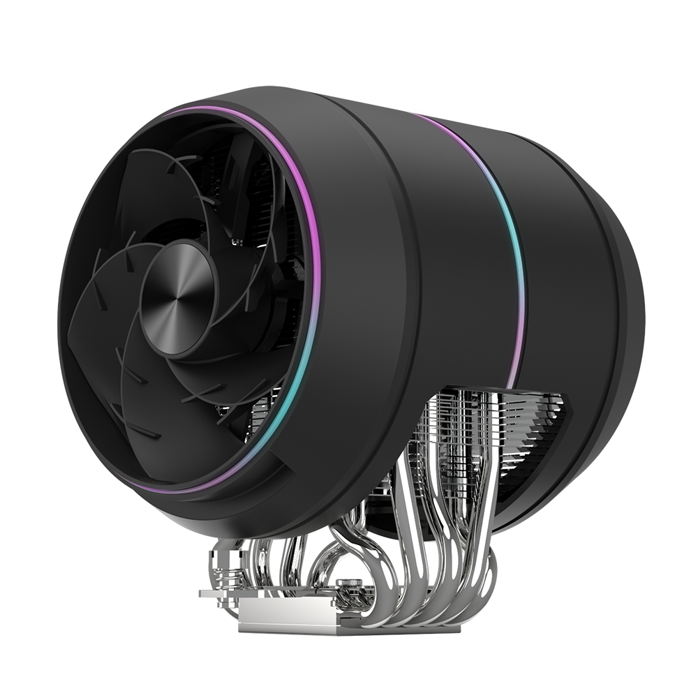 COOLER Zalman "ZET5" skt. Intel si AMD, racire cu aer, vent. 120mm, 600 - 2000 RPM, 5 heatpipes, inaltime 158mm, ,"ZET5 BLACK"
