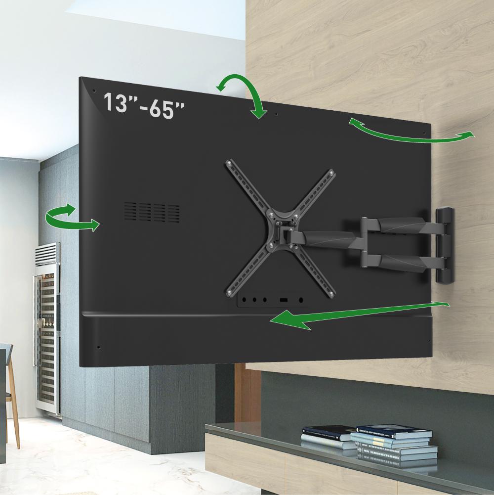 Barkan TV Wall Mount 13"- 65" Black "BM343XL"