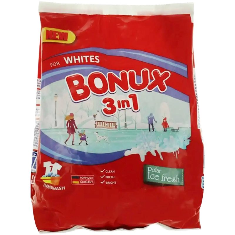 Bonux Detergent Manual 400 g 3in1 Ice Fresh 8 spalari