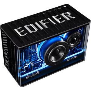 BOXE EDIFIER Gaming desktop, RMS: 40W, Bluetooth 5.3, USB-C, USB-A, AUX, EQs preset 3 moduri, RGB 7 culori, GaN charger 35W, black, "QD35-BK"