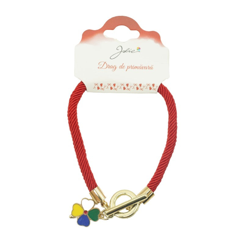 Martisor Bratara Aurie V10 Trifoi