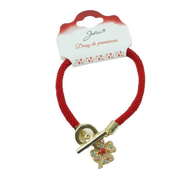 Martisor Bratara Aurie V12 Trifoi
