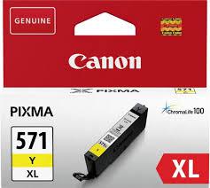 Cartuș Cerneala Original Canon Yellow, CLI-571XLY, pentru Pixma MG5750|MG5751|MG6850|MG6851|MG7750|MG7751|MG7752|TS5050|TS5051|TS5053|TS5055|TS6050|TS8050|TS9050,, 