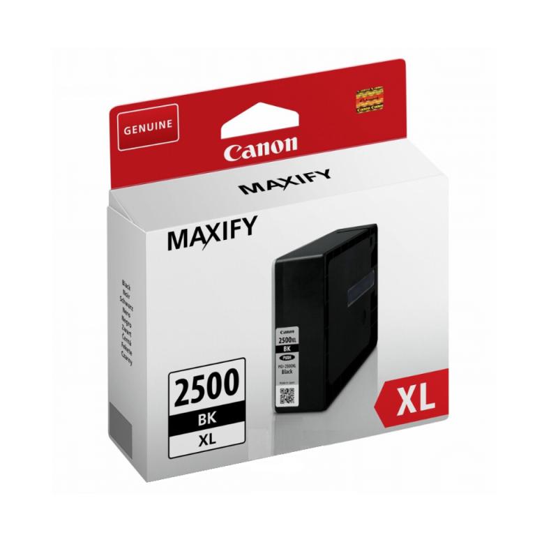 Cartus Cerneala Original Canon Black, PGI-2500XLBK, pentru Maxify IB4050|IB4150|MB5050|MB5150|MB5350|MB5450, 2.5K, , "BS9254B001AA"