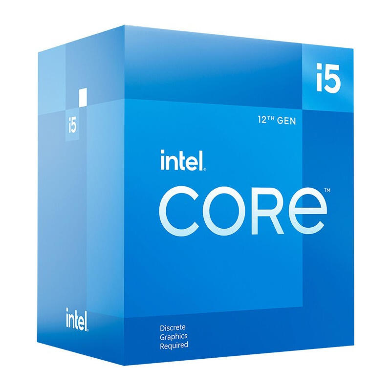 CPU INTEL i5-12400F, skt LGA 1700, Core i5, frecventa 2.5 GHz, turbo 4.4 GHz, 6 nuclee, putere 65 W, cooler stock inclus, "BX8071512400F"