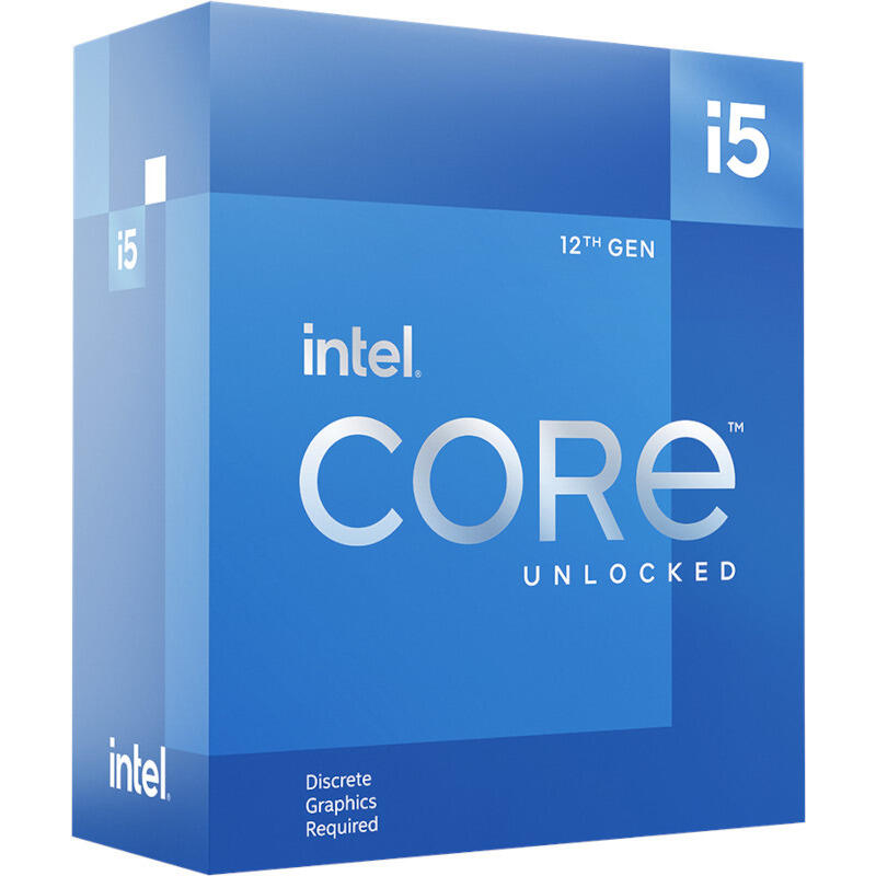 CPU INTEL i5-12600KF, skt LGA 1700, Core i5, frecventa 3.7 GHz, turbo 4.9 GHz, 10 nuclee, putere 125 W, "BX8071512600KF"