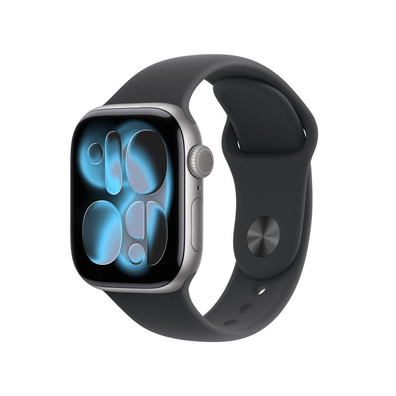 Apple AW S11 42 GPS SpaceG Alum Black Band S/M