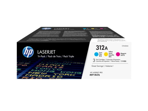 Combo-Pack Original HP CMY, nr.312A, pentru LaserJet Pro M377|M452|M477, 3x2.7K, , "CF440AM"