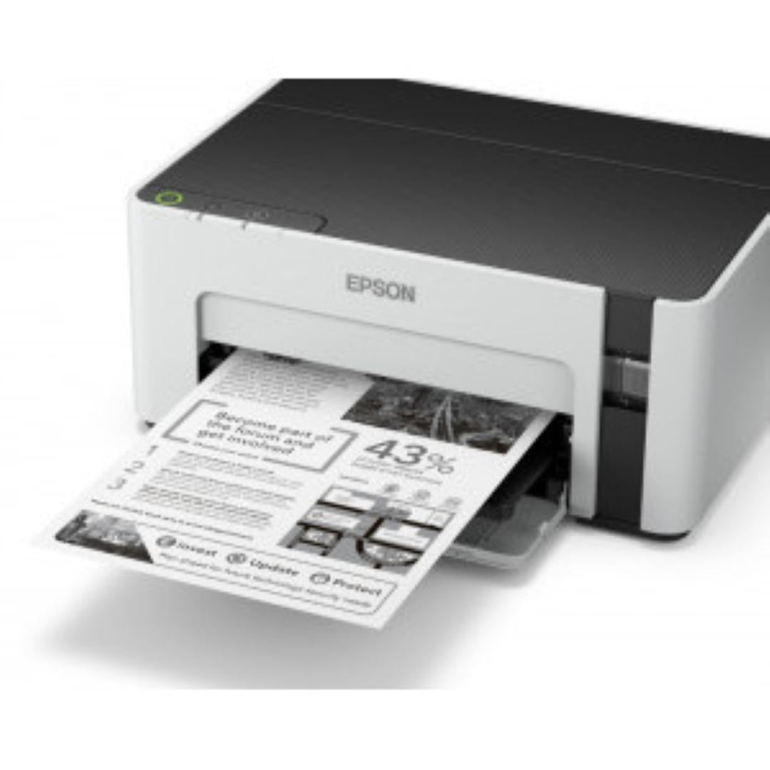 Imprimanta Inkjet CISS Mono Epson M1120, A4, Functii: Impr., Viteza de Printare Monocrom: 32 ppm, Conectiv:USB|Retea, Duplex:nu, ADF:Nu, "C11CG96403"(RAPO)