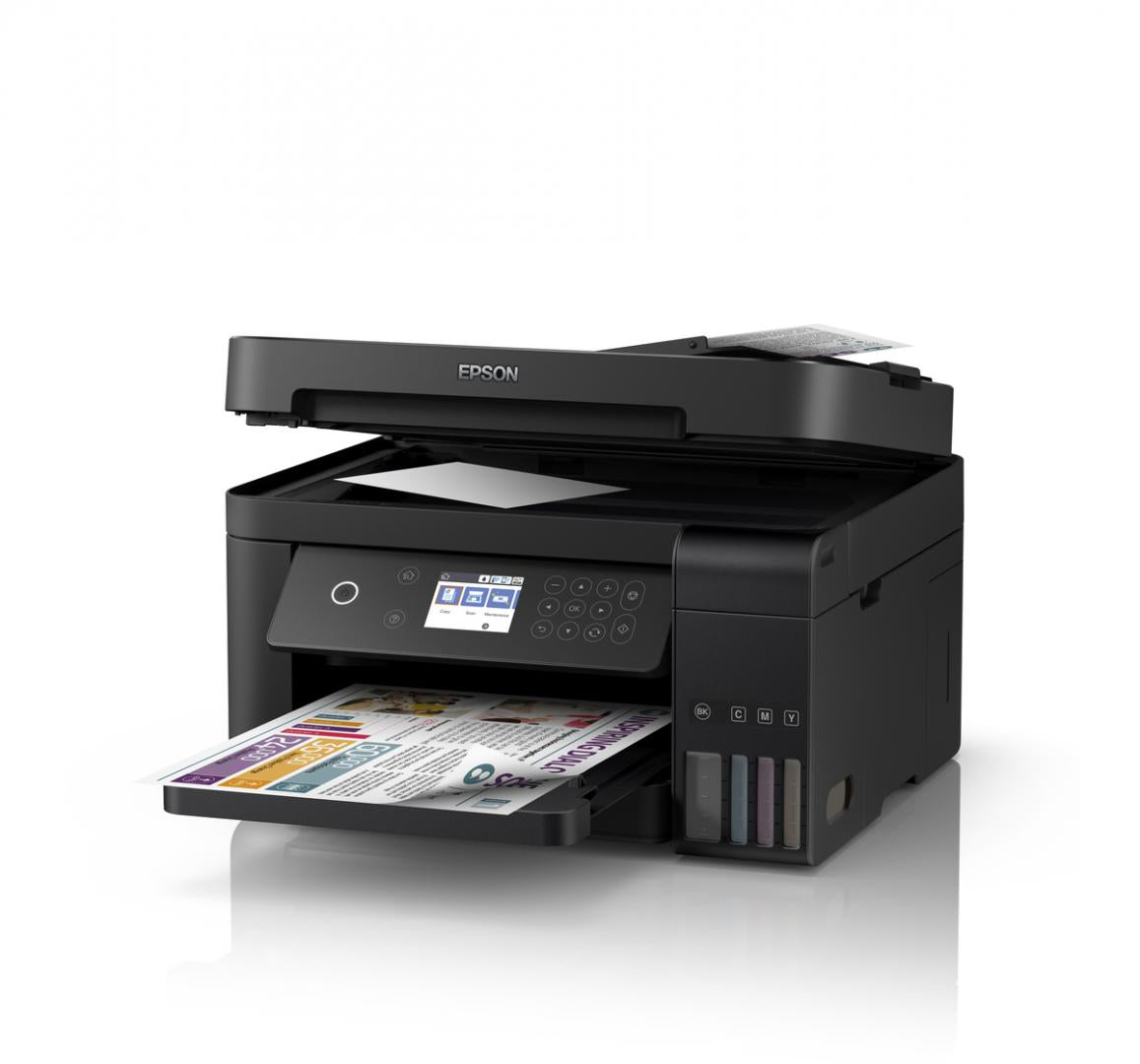 Multifunctional Inkjet CISS Color Epson L15160,A3,Functii:Impr|Scan|Cop|Fax, Vit Print Mono: 32ppm, Vit prin color: 32ppm, Conectiv:USB|Retea|WiFi, Duplex:Da, ADF:ADF, 