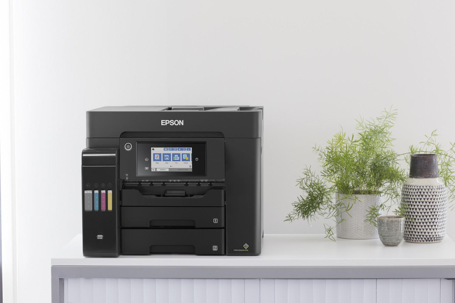 Multifunctional inkjet Color EPSON L6550 A4 Functii: Impr|Scan|Cop|Fax Viteza Print Mono:32ppm Viteza Print color:9ppm Conectiv:USB|Retea|WiFi Duplex:Da ADF:ADF, "C11CJ30402"(RAPO)
