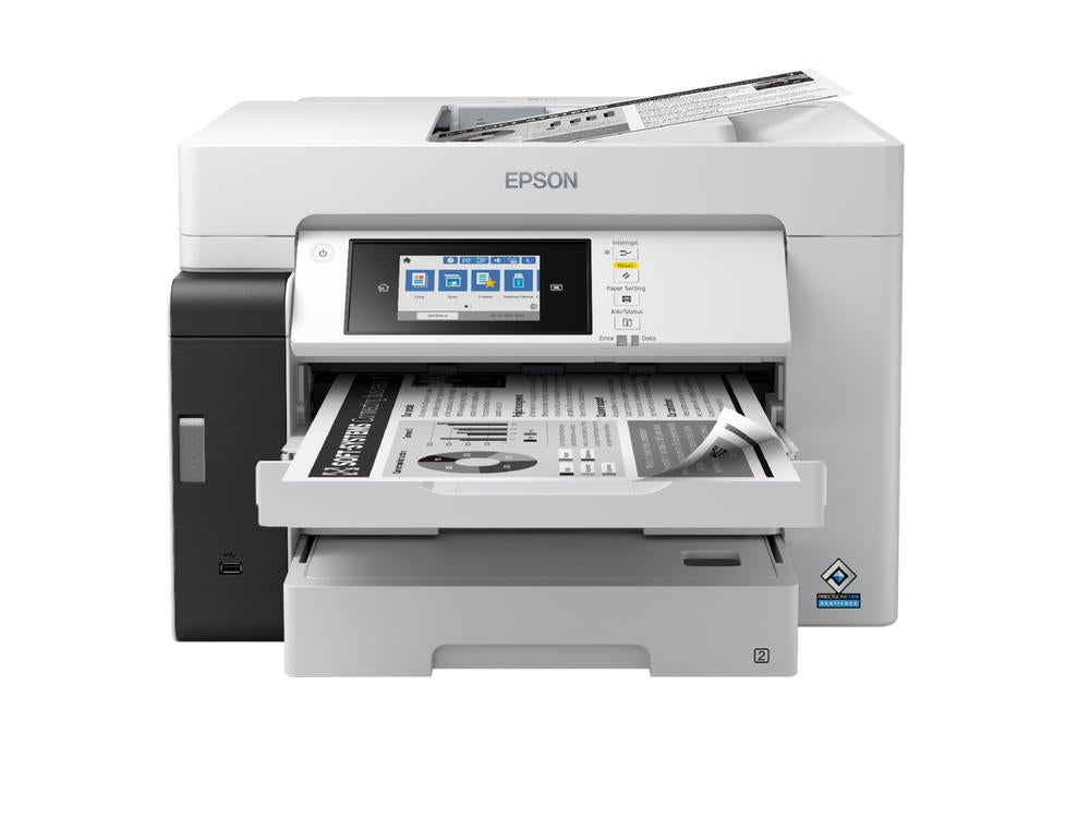 Multifunctional Inkjet CISS Mono Epson Pro M15180,A3,Functii:Impr|Scan|Cop,Viteza Print Mono:25ppm,Viteza Print color:25ppm,Conectiv:USB|Retea|Wi-Fi,Duplex:Da,ADF:Da, "C11CJ41406"(RAPO)