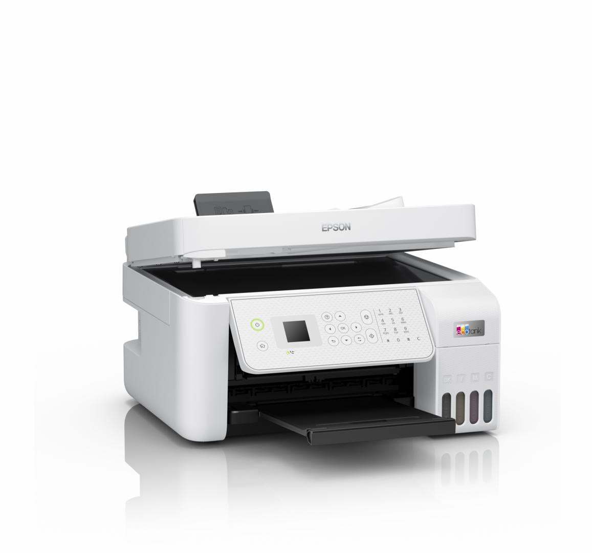 Multifunctional Inkjet CISS Color Epson L5316, A4, Functii: Impr.|Scan.|Cop.|Fax, Viteza de Printare Monocrom: 33ppm, Viteza de printare color: 15ppm, Conectivitate:USB|Ret|WiFi, Duplex:Nu, ADF:ADF, (incl.TV 11lei) "C11CJ65413"(RAPO)