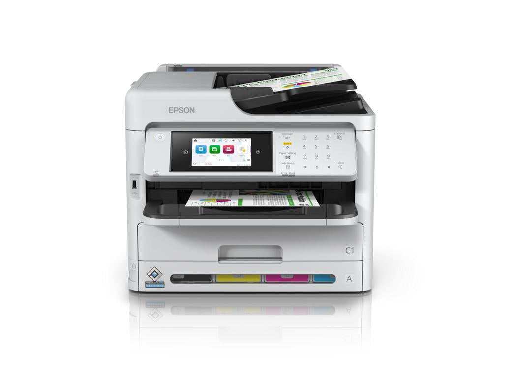 Multifunctional inkjet Color EPSON WF-C5890DWF A4 Functii: Impr|Scan|Cop|Fax Viteza Print Mono:34ppm Viteza Print color:34ppm Conectiv:Retea|WiFi Duplex:Da ADF:ADF, "C11CK23401"(RAPO)