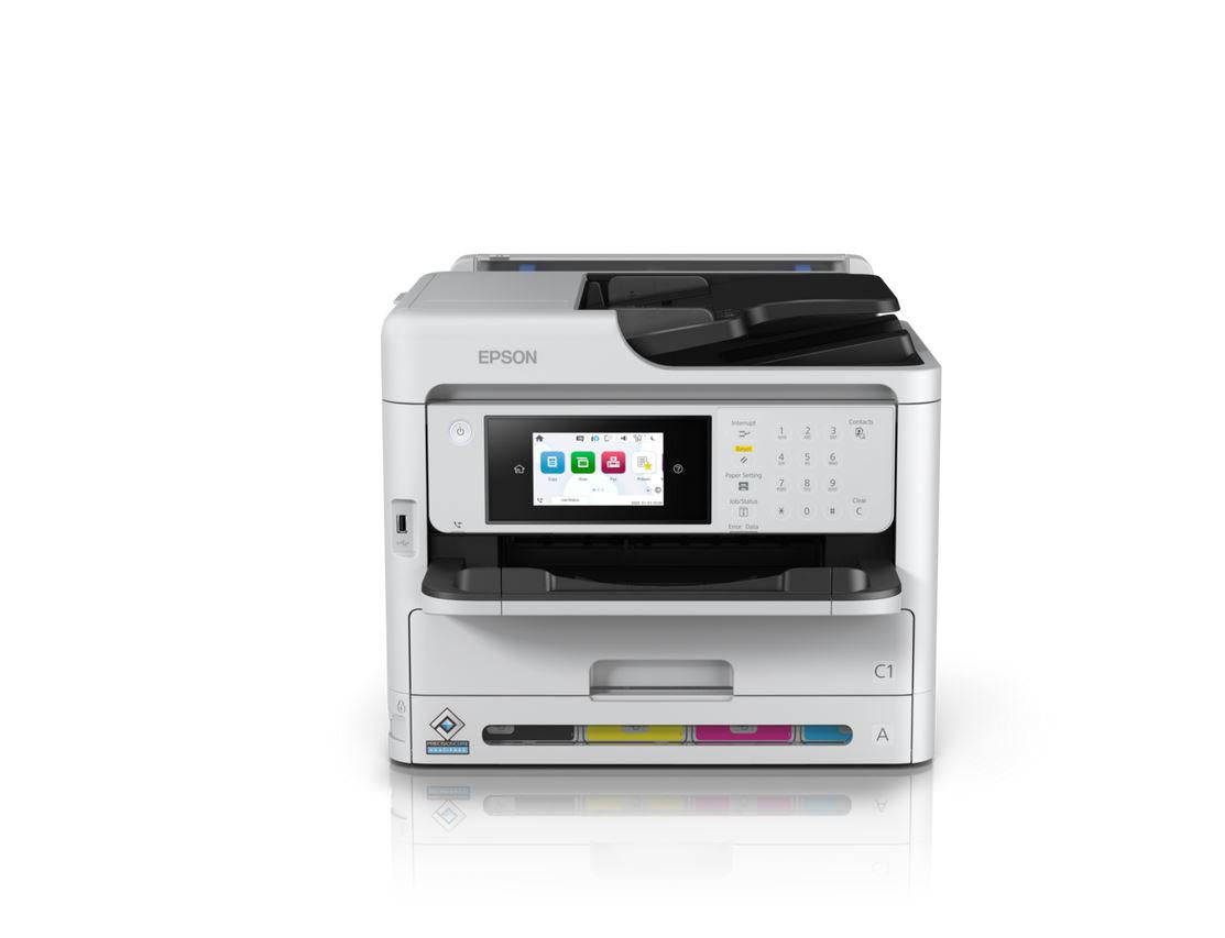 Multifunctional inkjet Color EPSON WF-C5890DWF A4 Functii: Impr|Scan|Cop|Fax Viteza Print Mono:34ppm Viteza Print color:34ppm Conectiv:Retea|WiFi Duplex:Da ADF:ADF, "C11CK23401"(RAPO)