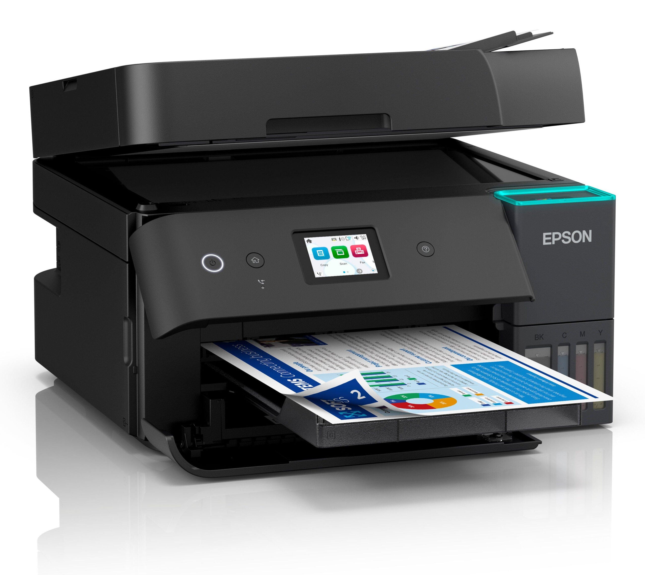 Multifunctional Inkjet CISS Color Epson L6390, A4, Functii:Impr|Scan|Cop|Fax,Viteza Print Mono:35 ppm,Viteza Print color:23 ppm,Conectiv:USB|Retea|WiFi, Duplex:Da,ADF:Duplex 2 treceri "C11CL40405" (RAPO)