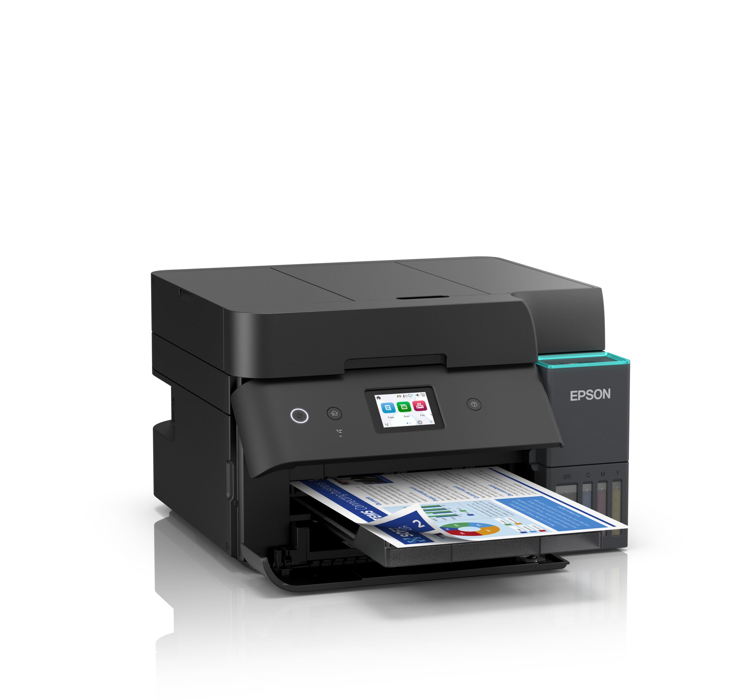 Multifunctional Inkjet CISS Color Epson L6390, A4, Functii:Impr|Scan|Cop|Fax,Viteza Print Mono:35 ppm,Viteza Print color:23 ppm,Conectiv:USB|Retea|WiFi, Duplex:Da,ADF:Duplex 2 treceri "C11CL40405" (RAPO)