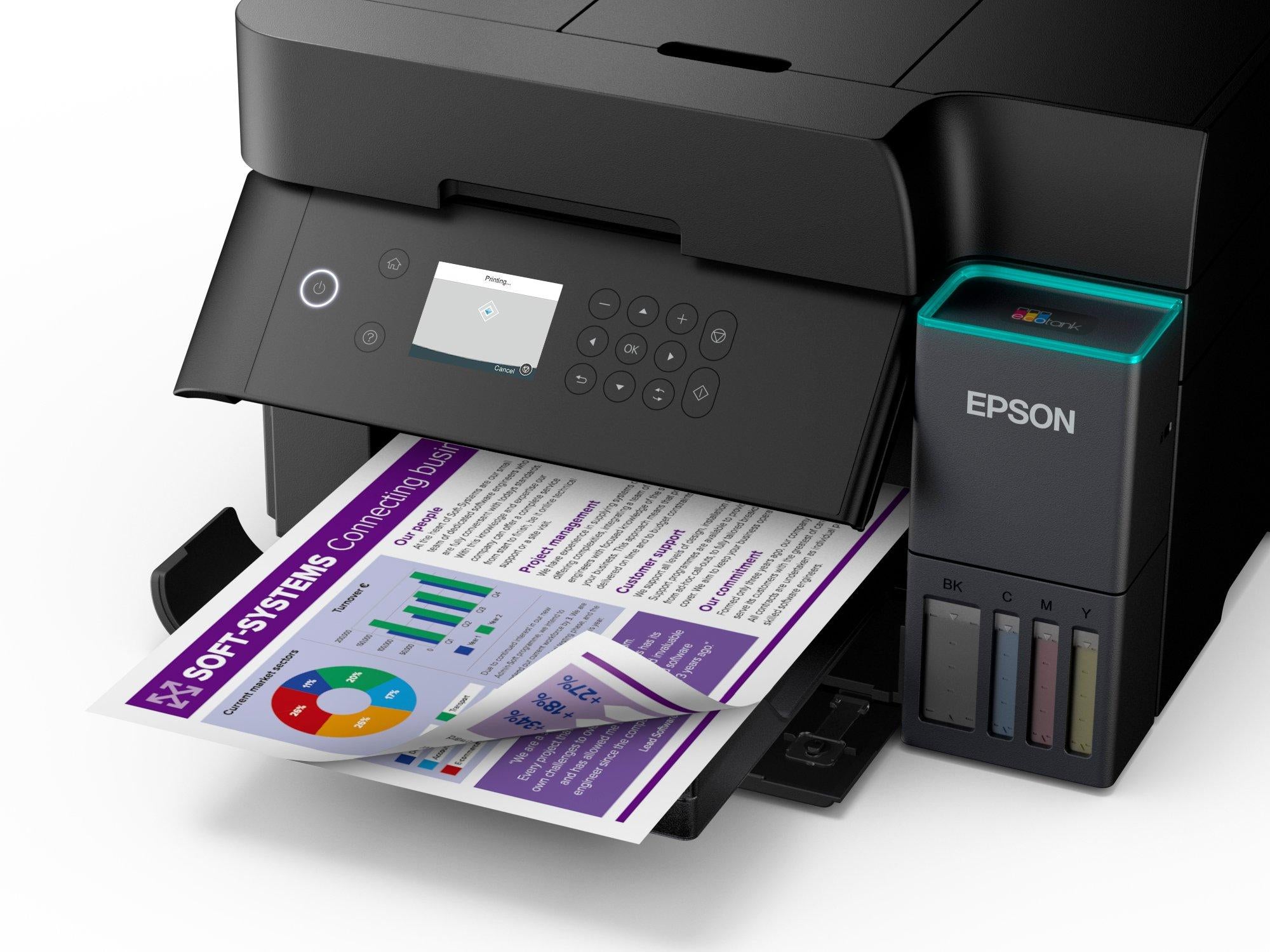 Multifunctional Inkjet CISS Color Epson L6370, A4, Functii:Impr|Scan|Cop,Viteza Print Mono:33 ppm,Viteza Print color:20 ppm,Conectiv:USB|Retea ,Duplex:Da,ADF:Duplex 2 treceri, , "C11CL43403"(RAPO)