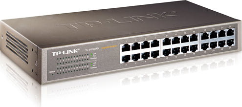 SWITCH TP-LINK 24 porturi Gigabit, carcasa metalica, rackabil "TL-SG1024D"