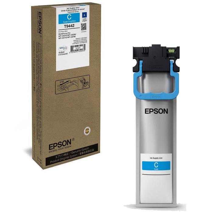 Cartus Cerneala Original Epson Cyan, T944240, pentru WF-C5210|C5710|C5290, , , "C13T944240"(RAPO)