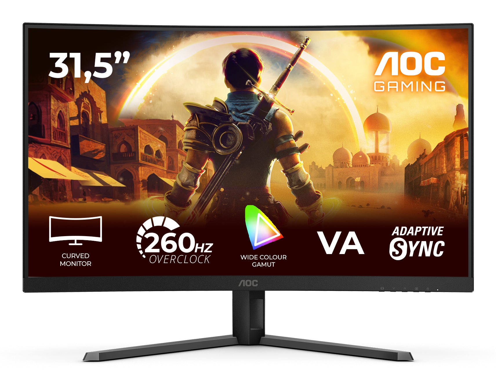 Gaming C32G42ZE Curbat 31.5 inch FHD VA 0.3 ms 260 Hz HDR "C32G42ZE"