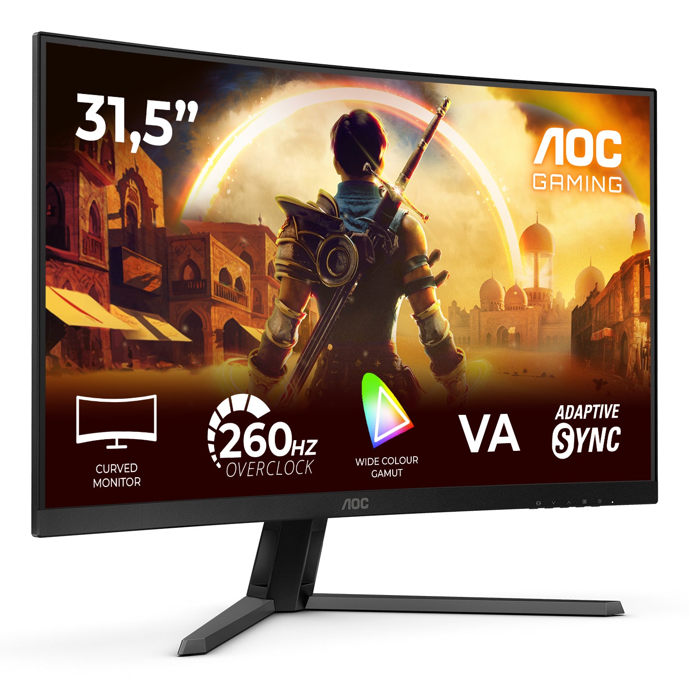 Gaming C32G42ZE Curbat 31.5 inch FHD VA 0.3 ms 260 Hz HDR "C32G42ZE"