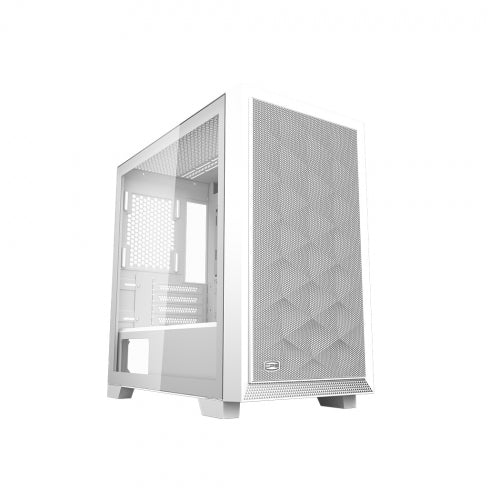 CARCASA PCCooler "C3 D310", middle tower, gaming, fara sursa, suporta 7xfan, , PSU shroud, USB 3.1 gen 1 x 2, audio, mic, 4 sloturi expansiune, alb, "C3D310 WH"