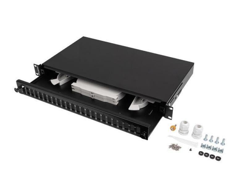 Lanberg Patch panel fibră rack 19" 1U  24x SC