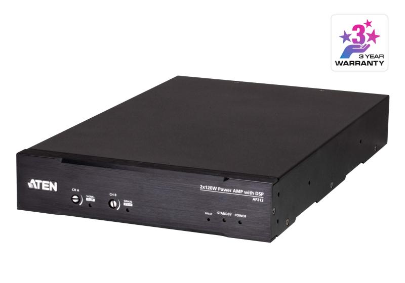 2x120W Power Amplifier with DSP Aten