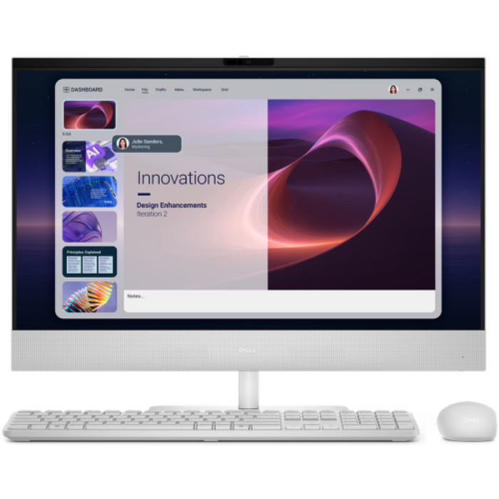 All-in-One Consumer Dell Pro 24 EC24260 cu procesor Intel Core Ultra 5 325 pana la 5 GHz, 24 inch, FHD, 16 GB, Intel Graphics